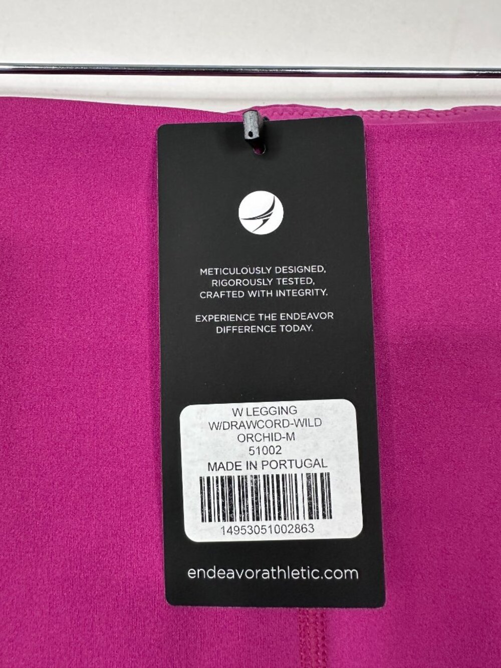 NWT Endeavor Athletic Drawcord Leggings Wild Orchid Cooling Performance Workout - Picture 14 of 16